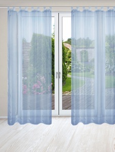 HOME WOHNIDEEN, HOME WOHNIDEEN Vorhang »NESSI 2er Pack«, (2 St.), Uni, Voile, transparent, Schlaufen inkl. Zugband, 2er Pack, HOME WOHNIDEEN Vorhang »NESSI 2er Pack«, (2 St.), Uni, Voile, transparent, Schlaufen inkl. Zugband, 2er Pack