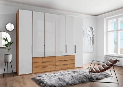 Wiemann, WIEMANN Drehtürenschrank »Monaco«, mit Glasfront sowie hochwertige Beschläge inkl. Dämpfung, WIEMANN Drehtürenschrank »Monaco«, mit Teil-Glasfront sowie hochwertige Beschläge inkl. Dämpfung