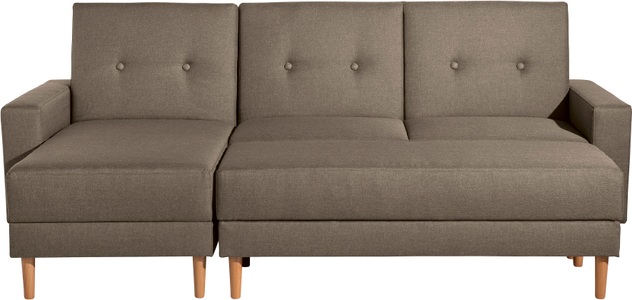 MAX WINZER, Max Winzer® Ecksofa »Just Chill«, Schlafsofa mit Recamiere, mit Rückenverstellung, Max Winzer® Ecksofa »Just Chill kubisches Schlafsofa im skandinavischen Stil, bequem«, Recamiere links oder rechts montierbar, mit Rückenverstellung
