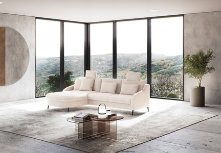 SIT&MORE, sit&more Ecksofa »Soul L-Form«, wahlweise mit Bettfunktion und Bettkasten oder Schubkasten