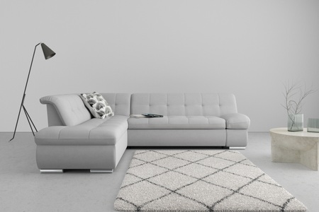 DOMO collection, DOMO collection Ecksofa »Mona«, wahlweise mit Bett- und Armlehnfunktion, DOMO collection Ecksofa »Mona L-Form bequem und komfortabel, Breite 271cm, L-Form« wahlweise mit Bett- und Armlehnfunktion