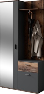 INOSIGN, INOSIGN Kompaktgarderobe »Jakob«, mit grossem Spiegel und Ablage, Breite 97 cm