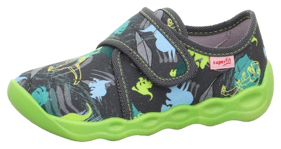 Superfit, Superfit Hausschuh »BUBBLE WMS: Mittel«, mit coolem Print, 