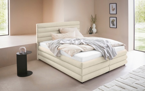 LeGer Home by Lena Gercke, LeGer Home by Lena Gercke Polsterbett »Maylis«, wahlweise mit und ohne Matratze und Lattenrost, incl. Bettkasten, 3 Matratzenarten bis zu 3 Härtegrade, auch in 200cm Breite, LeGer Home by Lena Gercke Polsterbett »Maylis«, wahlweise mit und ohne Matratze und Lattenrost, auch in 200cm Breite