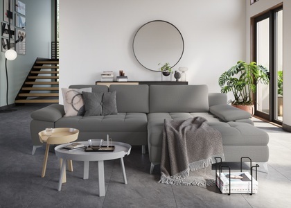 sit&more Ecksofa, mit Mega-Recamiere, wahlweise mit Bettfunktion und Bettkasten