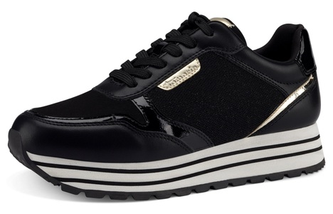 TAMARIS, Tamaris Plateausneaker, mit zweifarbiger Plateausohle, 