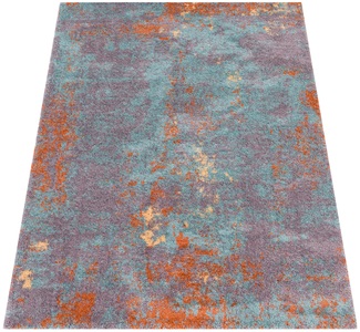 Paco Home Hochflor-Teppich »Padua 622«, rechteckig, Kurzflor, modernes Design, sehr weicher Flor