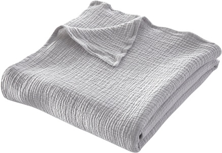 LeGer Home by Lena Gercke, LeGer Home by Lena Gercke Wohndecke »Hevin«, Tagesdecke im Baumwoll - Crinkle Effekt, Kuscheldecke, LeGer Home by Lena Gercke Wohndecke »Hevin«, Tagesdecke im Baumwoll-Crinkle-Effekt, Musselin, Kuscheldecke