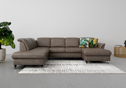 sit&more Wohnlandschaft, wahlweise mit Kopfteilverstellung, Bettfunktion und Stauraum