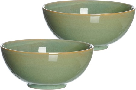 RITZENHOFF & BREKER, Ritzenhoff & Breker Schale »Puebla«, Buddha-Bowls, Ø 17,5 cm, Ritzenhoff & Breker Schale »Puebla«, 2 tlg., aus Steinzeug, Buddha-Bowls, Ø 17,5 cm