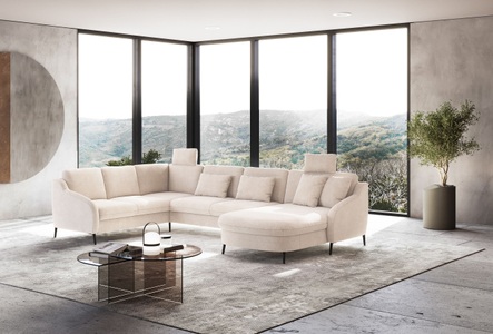 sit&more Wohnlandschaft »Soul U-Form«, wahlweise mit Bettfunktion und Bettkasten oder Schubkasten