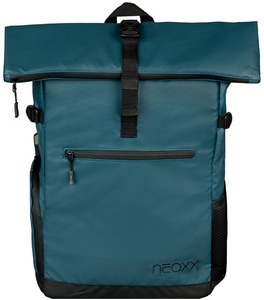 NEOXX, neoxx Freizeitrucksack »Vibe, Nite«, aus recycelten PET-Flaschen, Vibe Rucksack Nite 30 x 15 x 45 cm Petrol