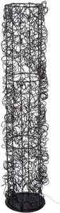 Creativ light LED Dekolicht »Metalldraht-Tower«, 100 flammig-flammig, Zylinder aus Draht, mit Timerfunktion, USB Kabel