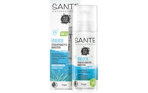 SANTE, Sante Erfrischende Sante Erfrischende Feuchtigkeitsbooster Bio-Aloe Vera & Natürliches Hyaluron 50.0 ml, SANTE Gesichtspflege