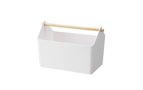 XXXLutz, XXXLutz Universalablage , Ya03465 , weiss , Holz, Kunststoff , 21x24 cm , 009137042001, Yamazaki Aufbewahrungsbox »Favori«