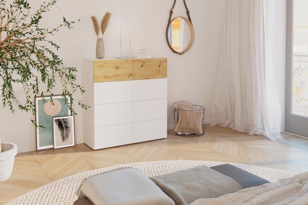 FMD, FMD Kommode »Belm«, Breite 109 cm, FMD Kommode »Belm«, Breite 109 cm