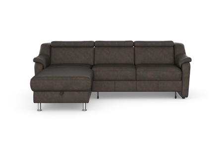 sit&more Ecksofa »Freetown«, inklusive Kopfteilverstellung und komfortablem Federkern, wahlweise mit Bettfunktion und Bettkasten