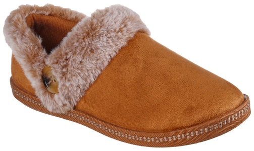 Skechers, Slippers Damen Cognac 40, Skechers Cozy Campfire Damen Hausschuh Cognac