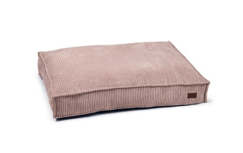 Designed by Lotte, Designed by Lotte Hundekissen Gerippt 100x70x15 cm Rosa, Designed By Lotte Tierbett »Designed by Lotte Ribbed Rosa 100x70x15cm«