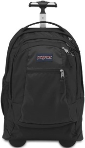 Jansport, Jansport Freizeitrucksack »Driver 8, Black«, mit Trolleyfunktion und 2 Inline-Rollen, Driver 8 Black