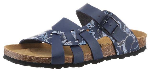 BIO LIFE, BIO Life Pantolette, mit verstellbarem Riemchen, Aniston SHOES Pantolette, Sommerschuh, Schlappen mit verstellbaren Schnallen