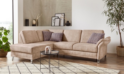 sit&more Ecksofa »Clio V«, wahlweise mit Bettfunktion und Bettkasten, inklusive Federkern
