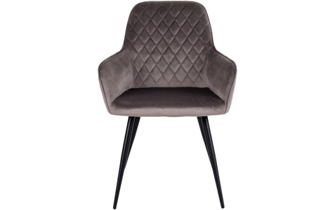 House nordic, House Nordic - 2er-Set Stühle Harbo - Taupe und Schwarz, House Nordic Stuhl »House Nordic Stuhl m.Armlehne Stockholm«
