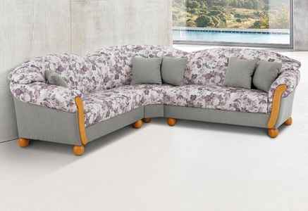 HOME AFFAIRE, Home affaire Ecksofa »Milano«, gleichschenklig, Home affaire Ecksofa »Milano, L-Form«, gleichschenklig