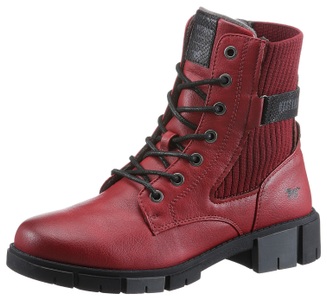 Mustang, Mustang Schnür Boot, Mustang Shoes Schnürstiefelette, Boots, Winterstiefel mit Innen-Reissverschluss
