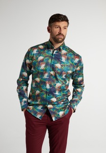 Eterna, ETERNA LANGARM HEMD MODERN FIT SOFT TAILORING TWILL BUNT BEDRUCKT, Eterna Langarmhemd »MODERN FIT«