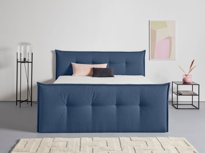 ANDAS, andas Boxbett »Kederleicht«, inklusive Fussteil, Bettkasten & Topper, in 4 Breiten und 2 Härtegraden, andas Boxbett »Kederleicht«, inklusive Fussteil, Bettkasten & Topper, in 4 Breiten und 2 Härtegraden