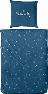 undefined, Primera Perkal Bettwäsche, Primera Bettwäsche »Sealife«, mit maritimen Motiven