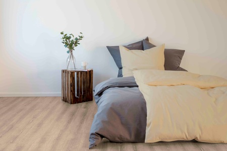 Setex, SETEX Bettwäsche »Setex Halbleinen«, (3 tlg.), Halbleinen Qualität (55% Leinen, 45% Baumwolle), mit Reissverschluss, SETEX Bettwäsche »Setex Halbleinen«, Halbleinen Qualität (55% Leinen, 45% Baumwolle), mit Reissverschluss