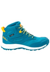 Jack Wolfskin, Jack Wolfskin Wasserdichte Wanderschuhe Kinder Woodland Texapore Mid Kids 33 grün scuba, Jack Wolfskin Wasserdichte Wanderschuhe Kinder Woodland Texapore Mid Kids 33 scuba scuba