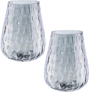 Creativ Home, Creativ home Windlicht, (Set, 2 St.), aus Glas, Creativ home Windlicht »Weihnachtsdeko«, (Set, 2 St.), aus Glas