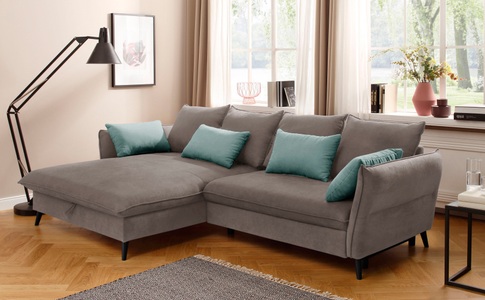 Home affaire Ecksofa »Tirano«, wahlweise mit Bettfunktion und Bettkasten