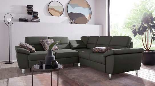 SIT&MORE, sit&more Ecksofa, sit&more Ecksofa »Sorano L-Form«, wahlweise mit Bett- und Relaxfunktion, inkl. Bettkasten