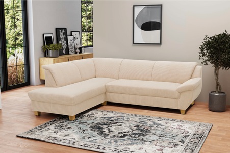 Home affaire Ecksofa »Yesterday«, wahlweise mit Bettfunktion, auch in Cord