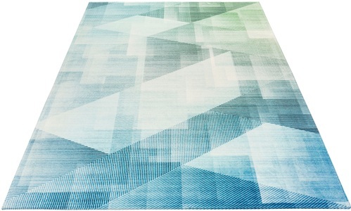 Obsession, Obsession Teppich »My Delta 316«, rechteckig, 10 mm Höhe, Kurzflor, modernes Design, Soft Garn, ideal im Wohnzimmer & Schlafzimmer, 