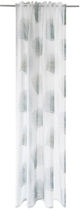 HOMING, HOMING Gardine »Garvin«, (1 St.), transparent, floral, Blumen, Wohnzimmer, Schlafzimmer, HOMING Gardine »Garvin«, (1 St.), transparent, floral, Blumen, Wohnzimmer, Schlafzimmer