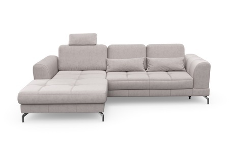 sit&more Ecksofa »Bendigo V«, inklusive Sitztiefenverstellung, Bodenfreiheit 12 cm, wahlweise in 2 unterschiedlichen Fussfarben