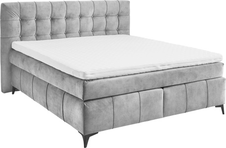ED EXCITING DESIGN Boxspringbett »Oregon«, inkl. Duo-Matratze - Kokosmatte, Filzabdeckung