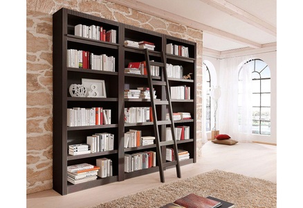 HOME AFFAIRE, Home affaire Bücherwand »Bergen«, aus schönem massivem Kiefernholz, 3 tlg., Home affaire Bücherwand »Bergen«, aus schönem massivem Kiefernholz, 3 tlg.