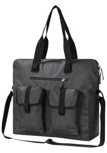 Jack Wolfskin, Jack Wolfskin Umhängetasche Traveltopia Shopper 26 one size phantom phantom, Jack Wolfskin Traveltopia Shopper 26 One Size phantom Phantom