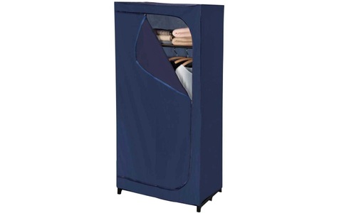 Wenko, Wenko - Kleiderschrank Business mit Ablage, Wenko Kleiderschrank Business 75 cm x 160 cm, 1 Stück