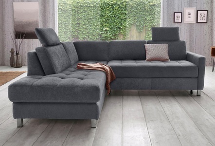 SIT&MORE, sit&more Ecksofa, sit&more Ecksofa »Pablo L-Form«, wahlweise mit Bettfunktion
