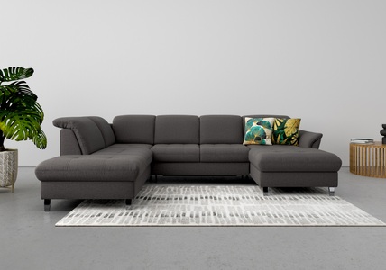 sit&more Wohnlandschaft, wahlweise mit Kopfteilverstellung, Bettfunktion und Stauraum