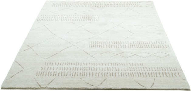 GINO FALCONE, Gino Falcone Teppich »Durlesti 4927«, rechteckig, Kurzflor, modernes Rauten Design, Boho, Wohnzimmer, Esszimmer, Gino Falcone Teppich »Durlesti 4927«, rechteckig, 13 mm Höhe, Kurzflor, modernes Rauten Design, Boho, Wohnzimmer, Esszimmer