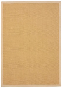 carpetfine, carpetfine Sisalteppich »Sisal«, rechteckig, 5 mm Höhe, carpetfine Sisalteppich »Sisal«, rechteckig, 5 mm Höhe, mit farbiger Bordüre, Anti Rutsch Rückseite