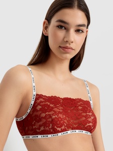 LSCN by LASCANA, LSCN by LASCANA Bustier, (1 tlg.), mit floraler Spitze, 